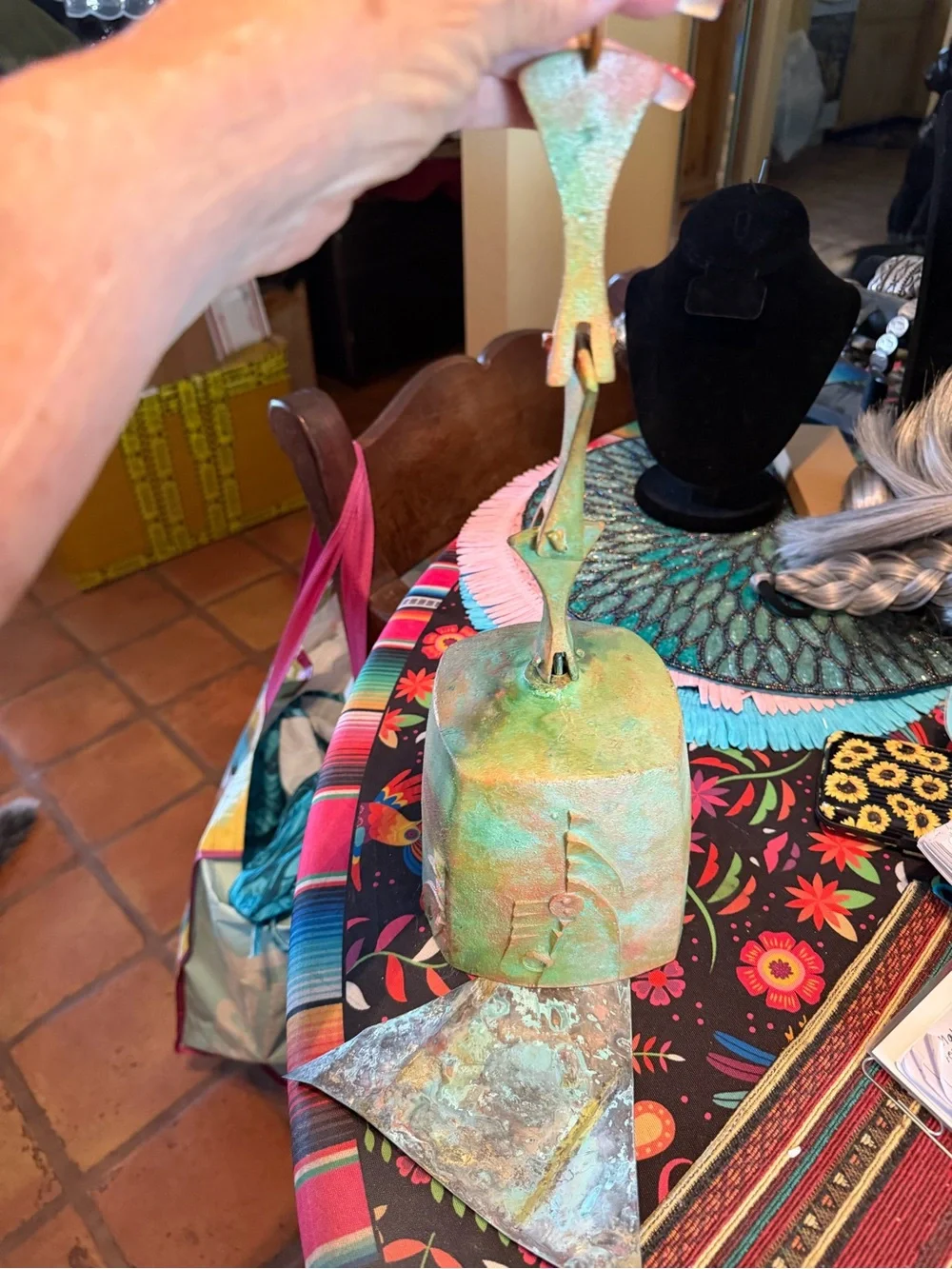 Gorgeous Paolo Soleri Wind Bell Large